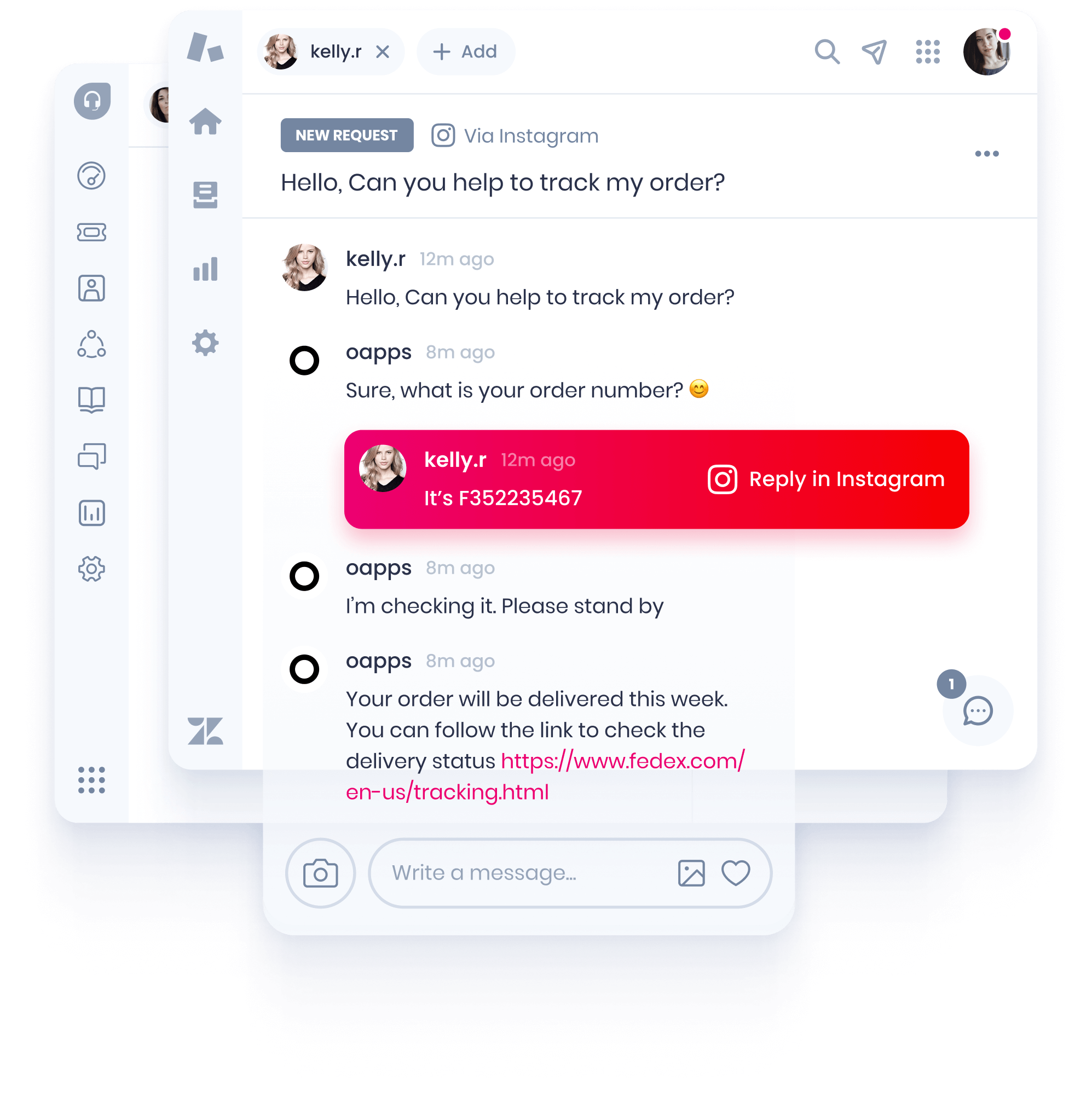 Instagramer Suite — Instagram conversations in Zendesk